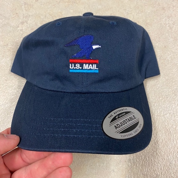 Us Mail Adjustable Hat Cap Embroidery 
